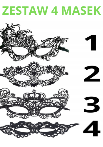 ZESTAW 4 Masek Na Oczy...
