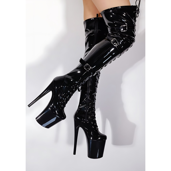 Kozaki Damskie SexyHeels PassionXtreme 1020 Sexy Buty Do Pole Dance Erotyczne 20 cm SexyHeels